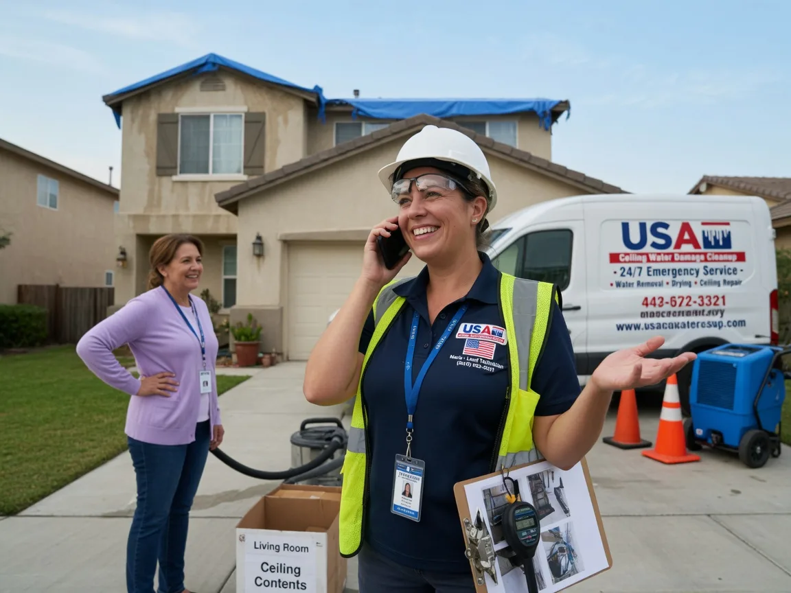 Ceiling Water Damage Restoration Beale Afb, CA FAQs